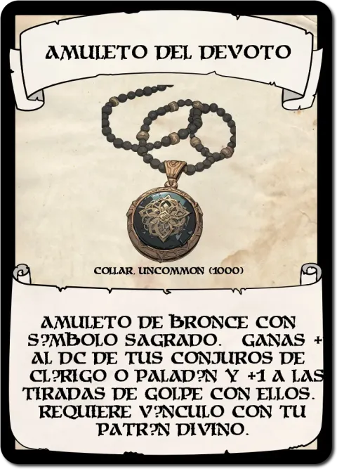 Amuleto del Devoto