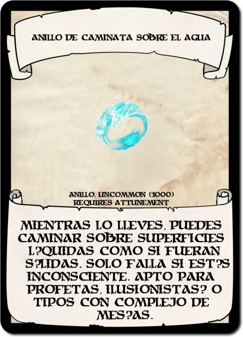 Anillo de Caminata Sobre el Agua