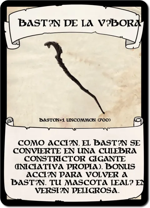 Bastón de la Víbora