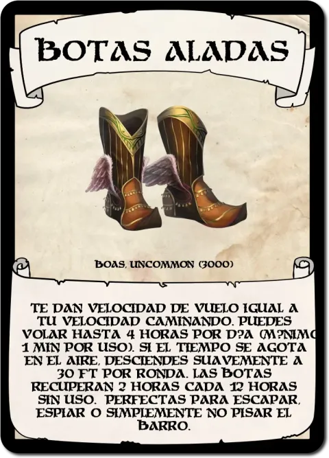 Botas Aladas