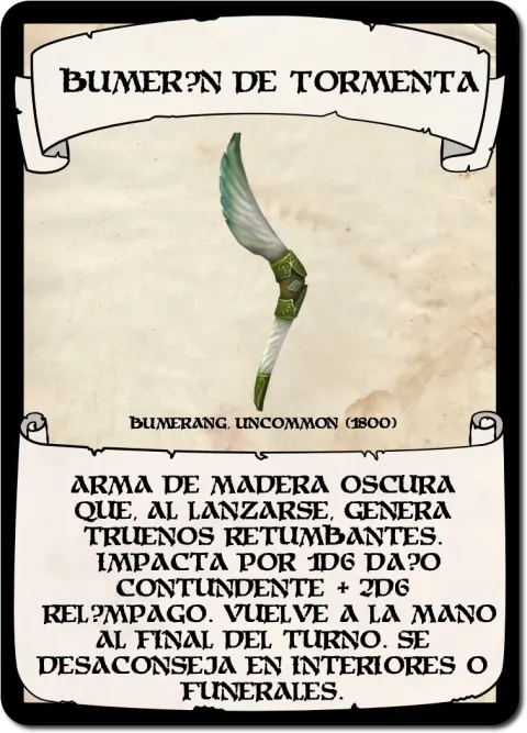 Bumerán de Tormenta