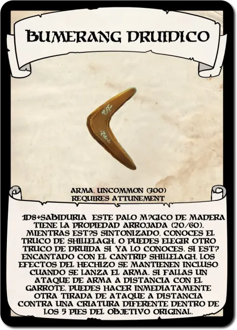Bumerang Druidico