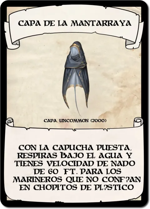 Capa de la Mantarraya
