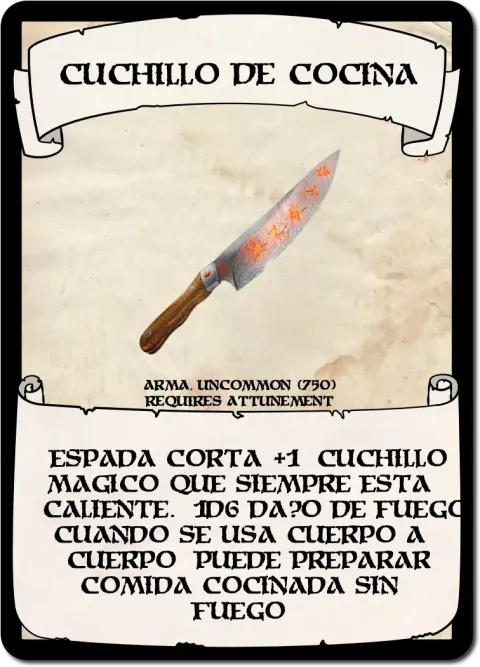 Cuchillo de cocina