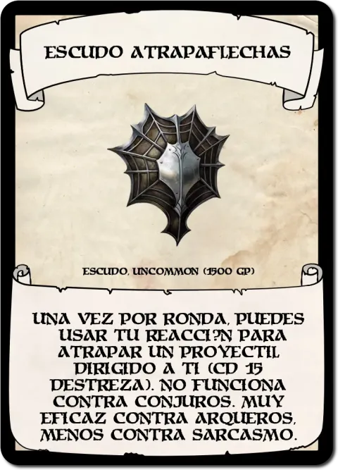 Escudo Atrapaflechas
