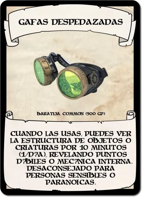 Gafas Despedazadas