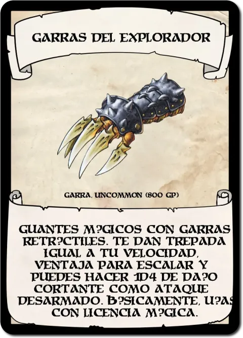 Garras del Explorador
