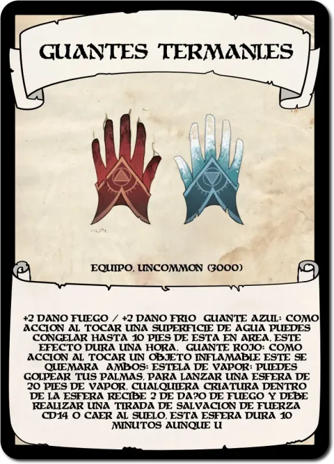 Guantes Termales