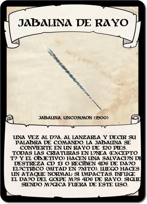 Jabalina de Rayo