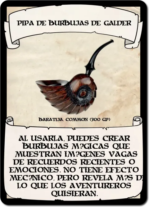 Pipa de Burbujas de Galder