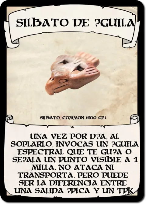 Silbato de Águila