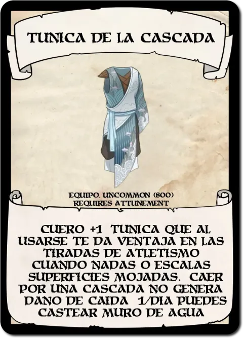 Túnica de la cascada